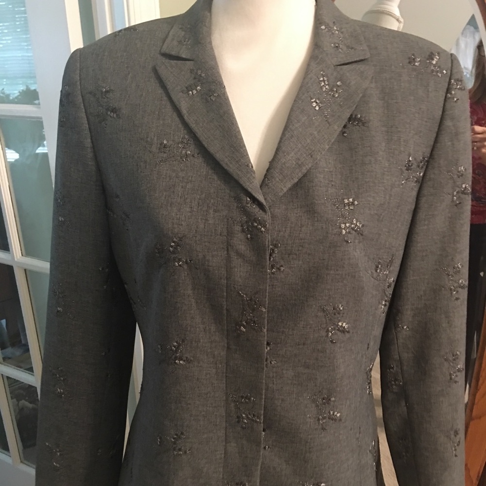 Embossed blazer